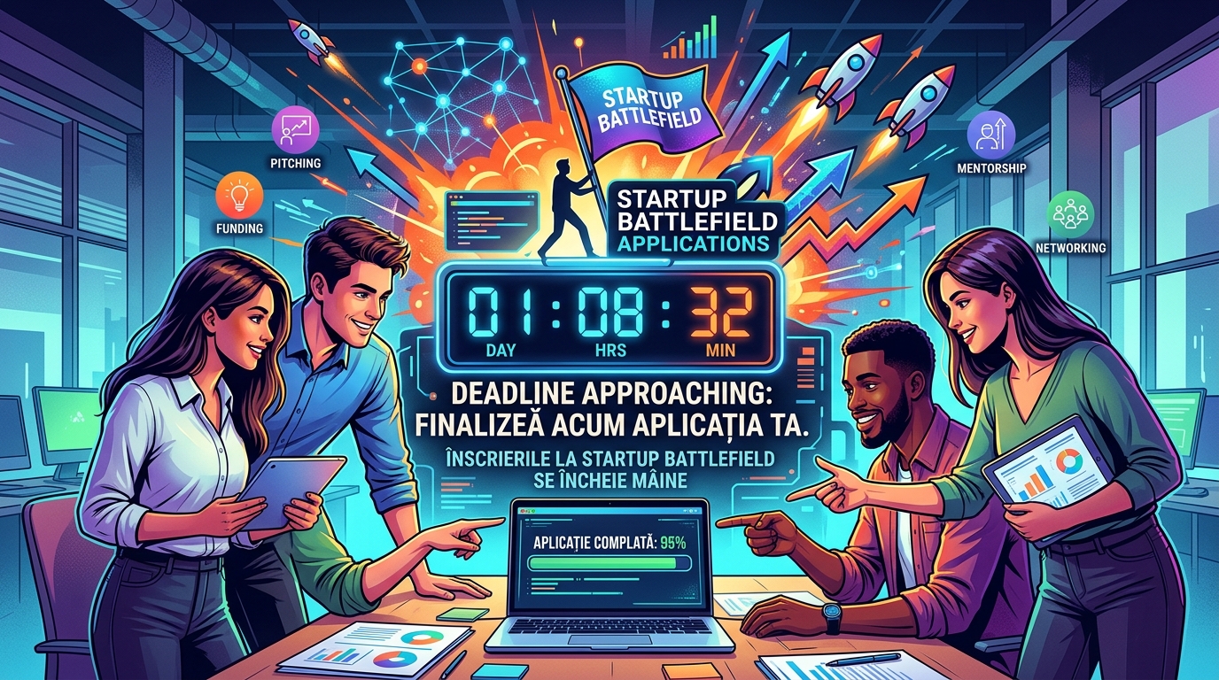 Graphic announcing Startup