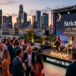 Tech leaders networking at