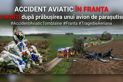 accident aviatic Tomblaine illustration for Accident aviatic în Franța: 11 morți după prăbușirea unui avion de parașut