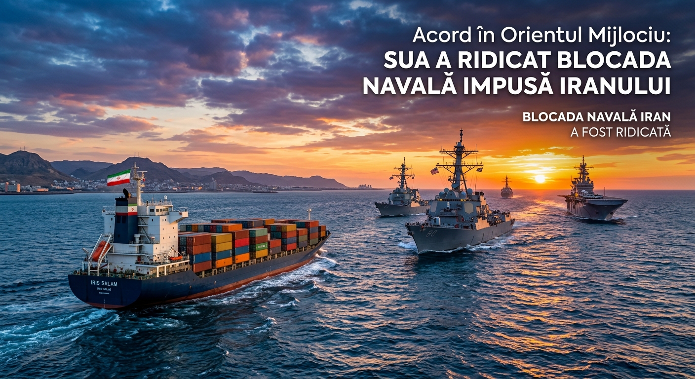 blocada navală Iran illustration for Acord în Orientul Mijlociu: SUA a ridicat blocada navală impusă Iranului.
