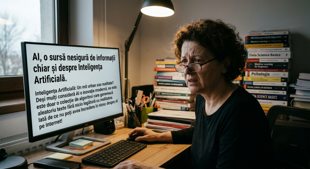 pompe de căldură illustration for AI, o sursă nesigură de informații chiar și despre Inteligența Artificială.