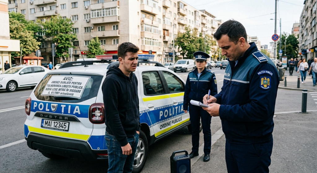 Illustration of Amenzi dublate pentru tulburarea liniștii publice: Noua lege a fost promulgată