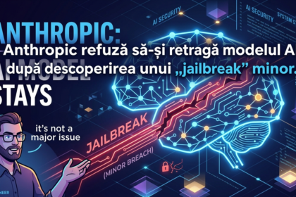 jailbreak AI illustration for Anthropic refuză să-și retragă modelul AI după descoperirea unui „jailbreak” minor.