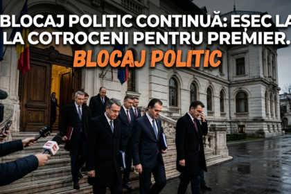blocaj politic illustration for Blocajul politic continuă: Eșec la negocierile de la Cotroceni pentru premier.