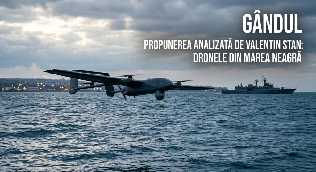 drone Marea Neagră illustration for Dronele din Marea Neagră: Propunerea analizată de Valentin Stan la Gândul.