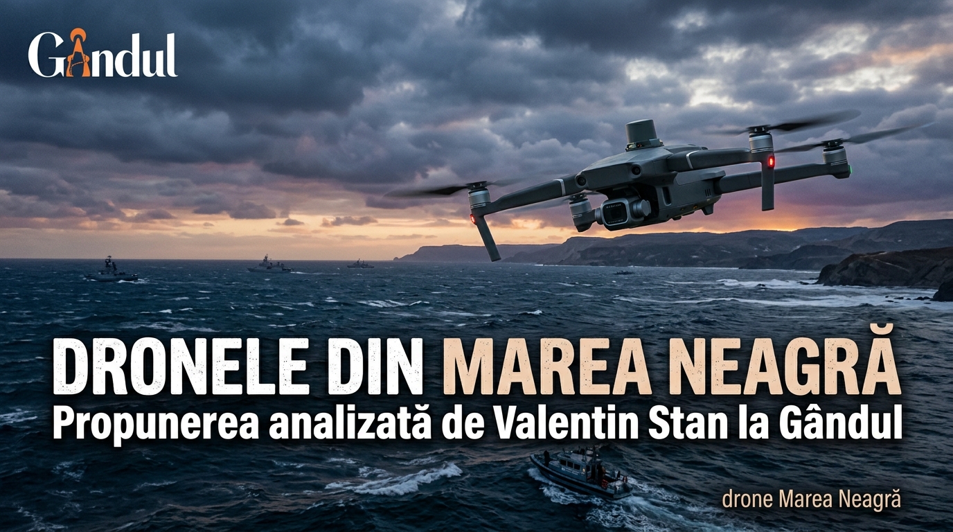 drone Marea Neagră illustration for Dronele din Marea Neagră: Propunerea analizată de Valentin Stan la Gândul.