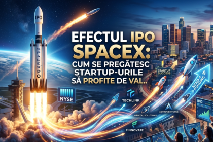 Illustration of Efectul IPO SpaceX: Cum se pregătesc startup-urile să profite de val.