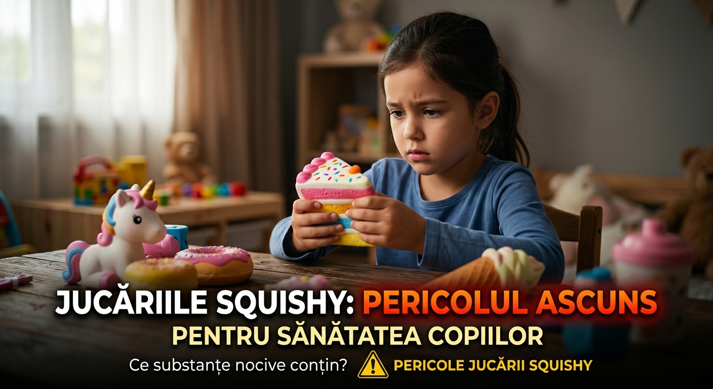pericole jucării squishy illustration for Jucăriile Squishy: Pericolul ascuns pentru sănătatea copiilor.