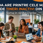 șomaj în rândul tinerilor illustration for Olanda are printre cele mai mici rate de tineri inactivi din lume