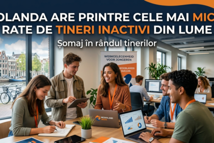 șomaj în rândul tinerilor illustration for Olanda are printre cele mai mici rate de tineri inactivi din lume