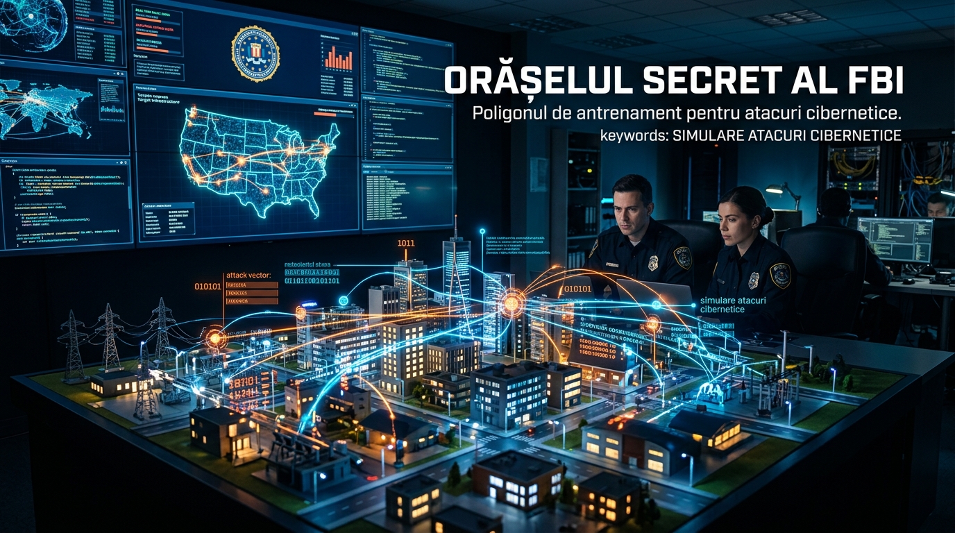 simulare atacuri cibernetice illustration for Orășelul secret al FBI: Poligonul de antrenament pentru atacuri cibernetice.