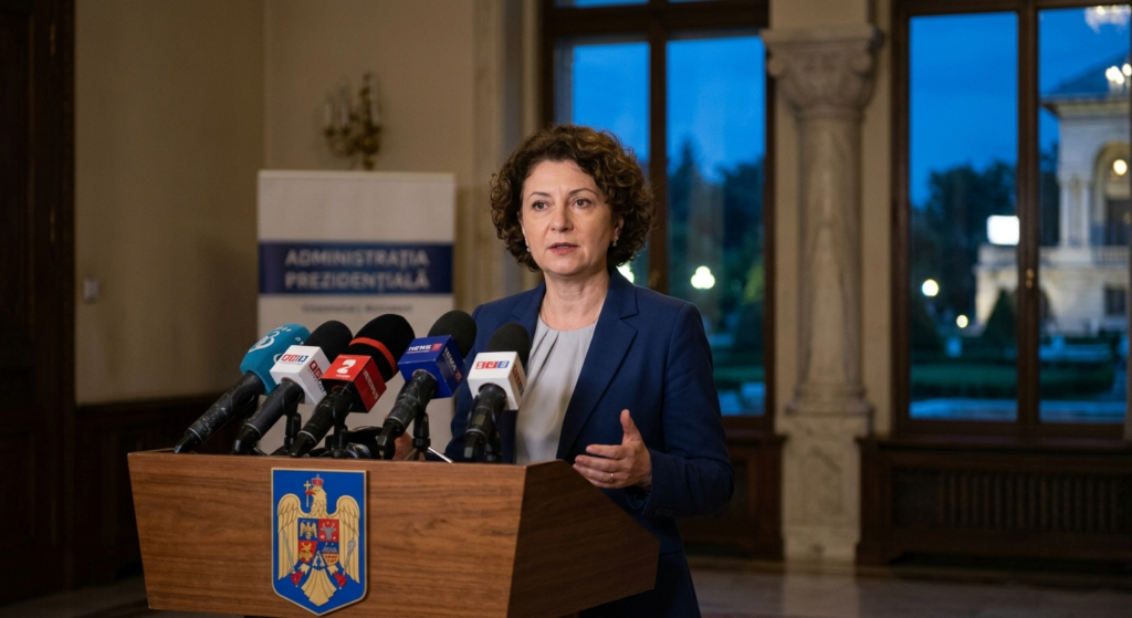 Reacția Palatului Cotroceni illustration for Reacția Cotroceniului la dezvăluirile lui Simion despre Nicușor Dan și AUR.