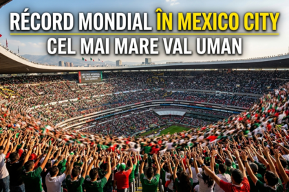 largest human wave illustration for Record mondial în Mexico City pentru cel mai mare val uman