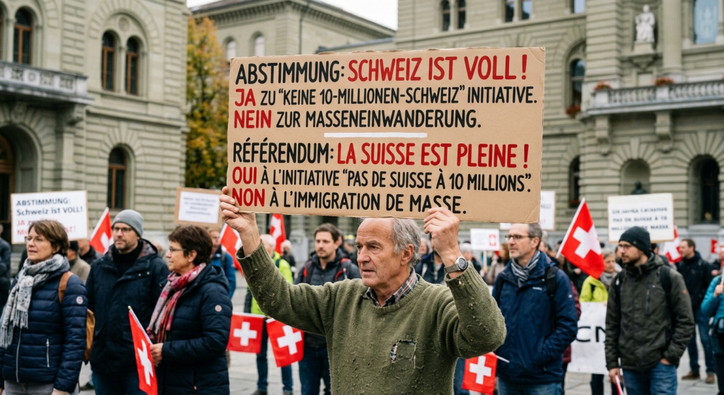 referendum Elveția imigranți illustration for Referendum istoric în Elveția: Inițiativa „Nu unei Elveții cu 10 milioane!” vre