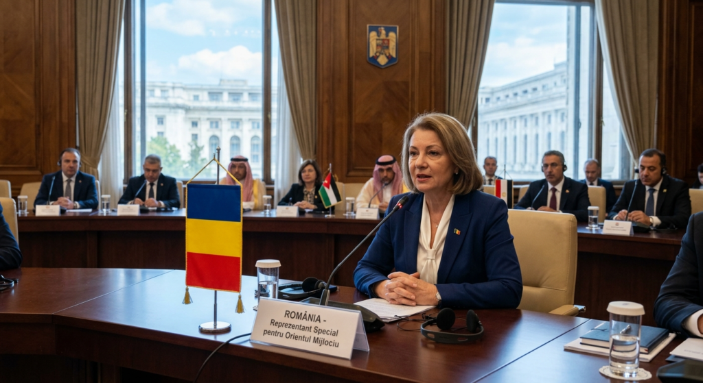 redeschiderea Strâmtorii Ormuz illustration for România reafirmă angajamentul pentru soluții diplomatice în Orientul Mijlociu