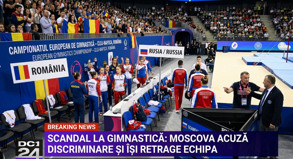 scandal Rusia România illustration for Scandal Rusia-România la gimnastică: Moscova acuză discriminare și își retrage