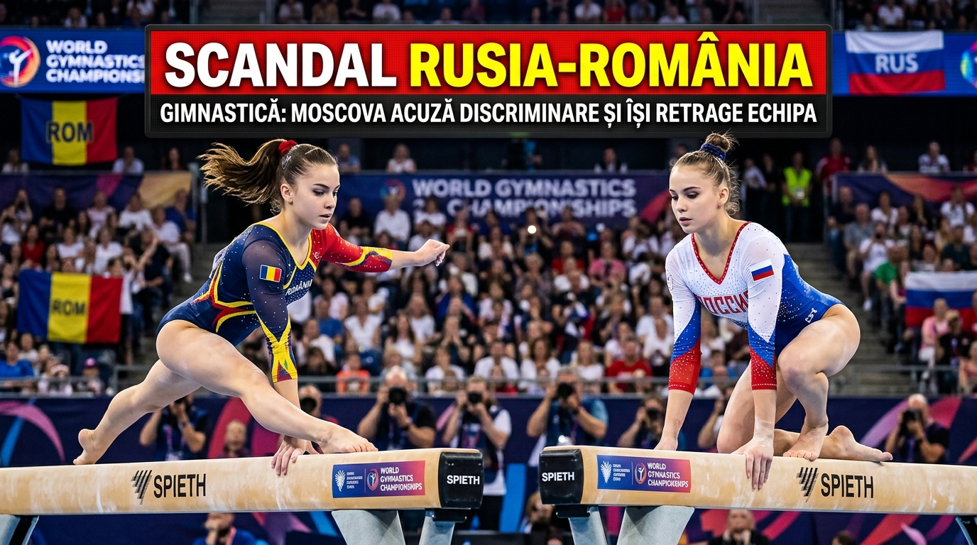 scandal Rusia România illustration for Scandal Rusia-România la gimnastică: Moscova acuză discriminare și își retrage