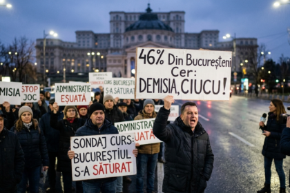 sondaj Ciprian Ciucu illustration for Sondaj CURS: 46% din bucureșteni cer demisia Primarului General, Ciprian Ciucu.