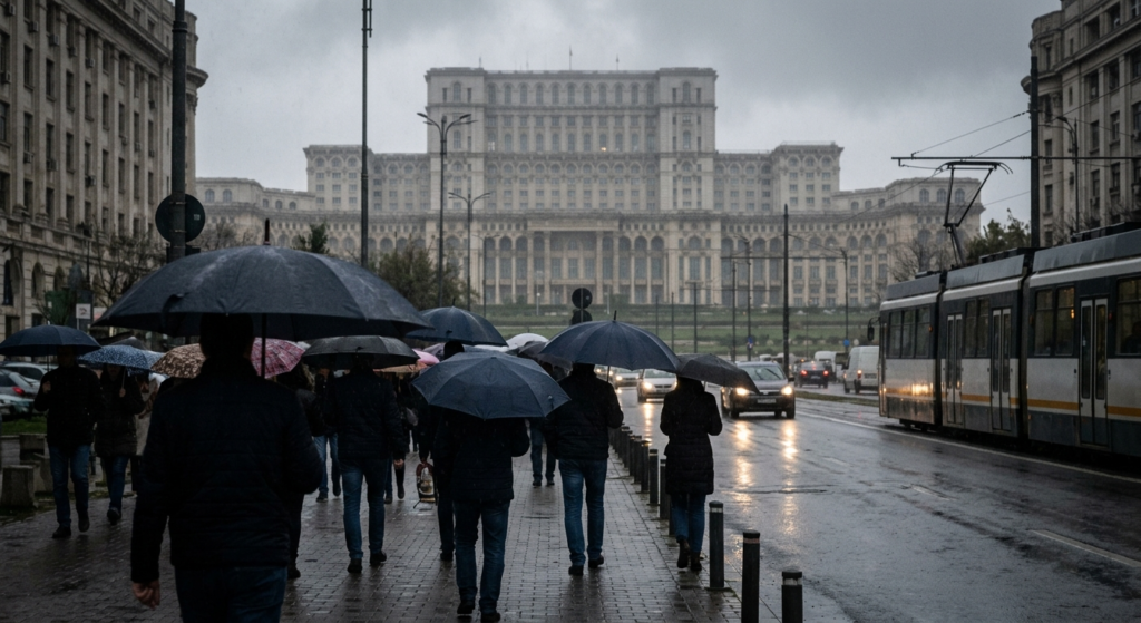 Illustration of Sondaj CURS: 73% dintre bucureșteni cred că România merge într-o direcție greșită.
