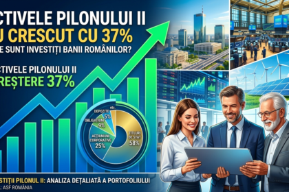 investitii Pilonul II illustration for Activele Pilonului II au crescut cu 37%. Unde sunt investiți banii românilor?