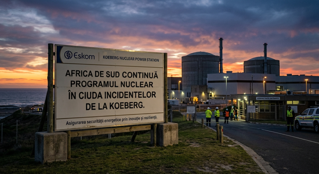 energie nucleară Africa de Sud illustration for Africa de Sud continuă programul nuclear în ciuda incidentelor de la Koebe