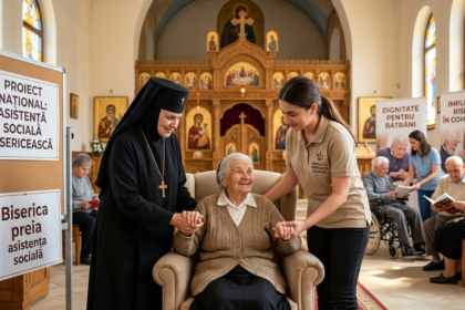 Biserica preia asistența socială illustration for Asistență socială prin Biserică: propunerea unui senator după scandalul azi