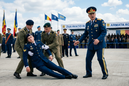 Illustration of Controverse la Ziua Aviației: Un militar a leșinat lângă șeful Armatei.