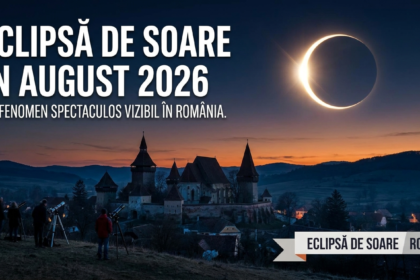 eclipsă de soare România illustration for Eclipsă de soare în august 2026: Un fenomen spectaculos vizibil în România.