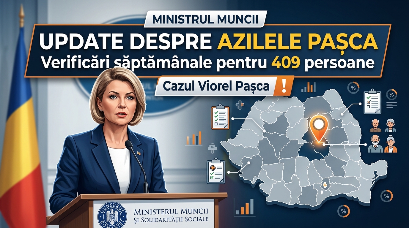 cazul Viorel Pașca illustration for Ministrul Muncii, update despre azilele Pașca: Verificări săptămânale pentru 409 persoane