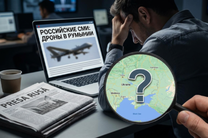 presa rusă drone illustration for Presa rusă scrie despre dronele din România, dar ascunde proveniența acestora.