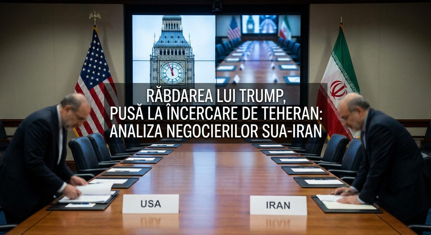 negocieri SUA Iran illustration for Răbdarea lui Trump, pusă la încercare de Teheran: Analiza negocierilor SUA-Iran.