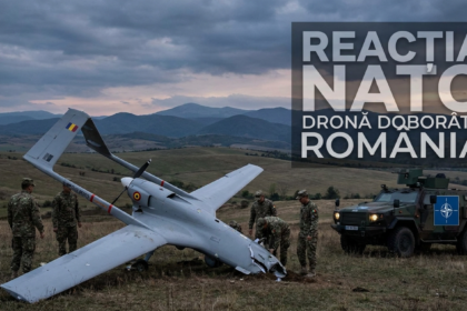 dronă doborâtă România illustration for Reacția NATO după ce o nouă dronă a fost doborâtă în România.