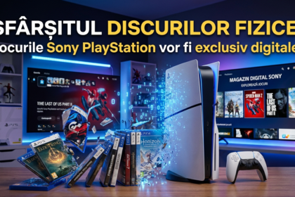 discuri fizice PlayStation illustration for Sfârșitul discurilor fizice: Jocurile Sony PlayStation vor fi exclusiv digitale