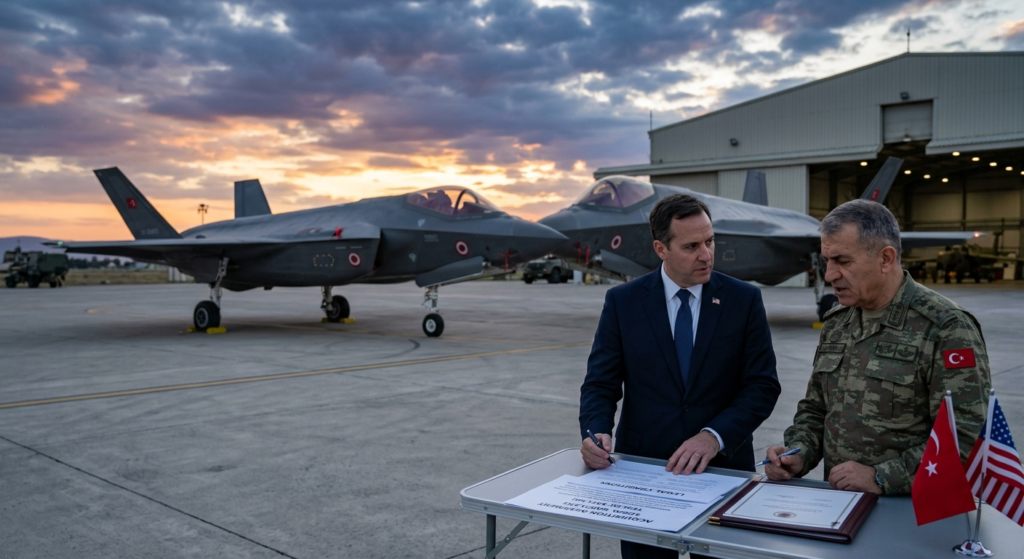 avioane F-35 Turcia illustration for SUA impune condiții legale Turciei pentru livrarea avioanelor F-35.
