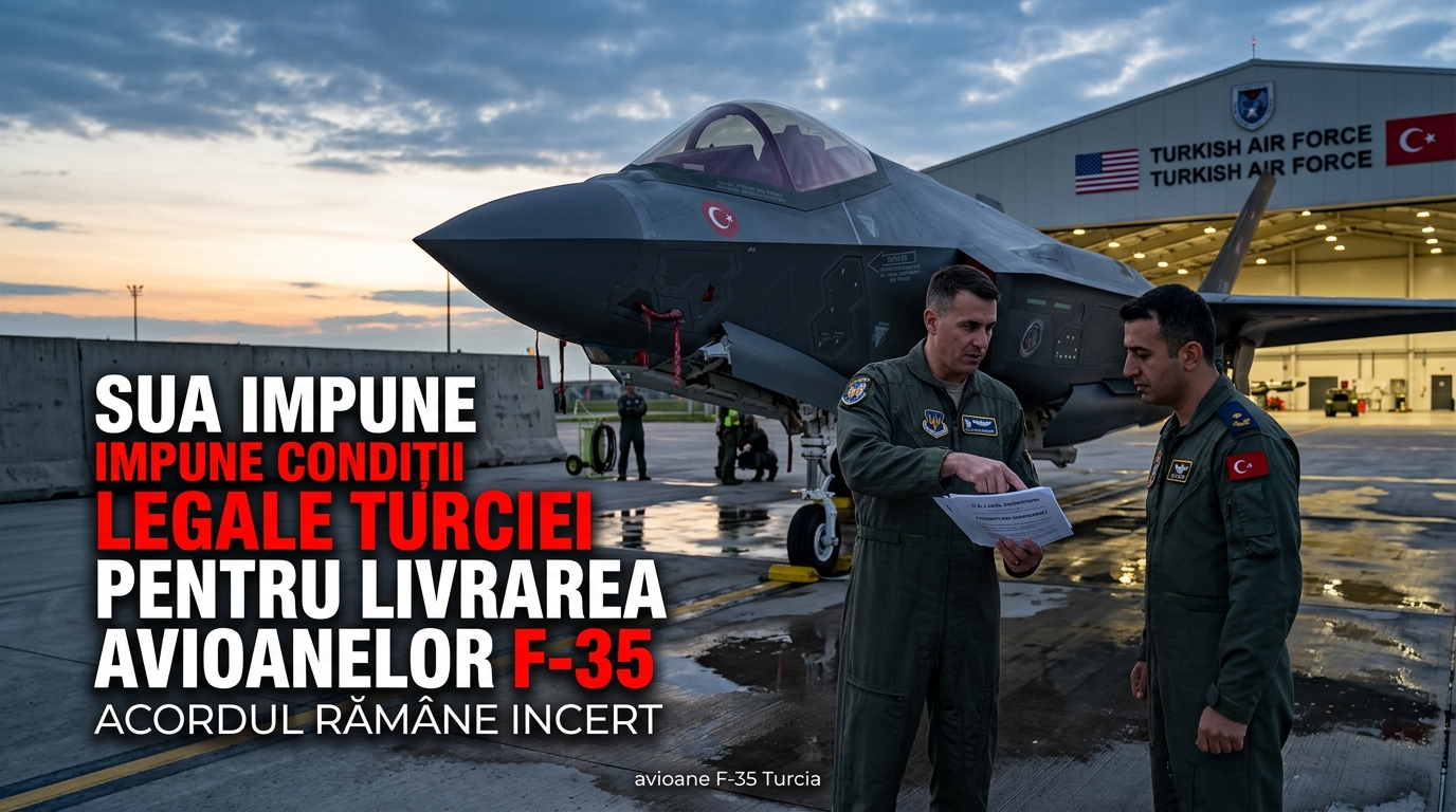 avioane F-35 Turcia illustration for SUA impune condiții legale Turciei pentru livrarea avioanelor F-35.