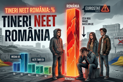 tineri NEET România illustration for Topul rușinos al României: Situația angajării tinerilor, conform datelor Eurostat.