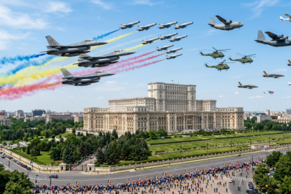 Ziua Forţelor Aeriene Române illustration for Ziua Forțelor Aeriene Române: Spectacol aerian cu 39 de aeronave în Bucure