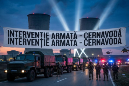intervenție armată Cernavodă illustration for Armata Română intervine în criza energetică pentru a salva reactorul de la Cern