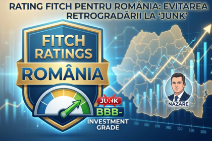 rating Fitch România illustration for Rating Fitch pentru România: Nazare anunță evitarea retrogradării la „junk”.