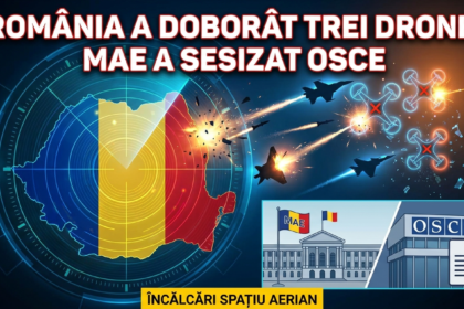 încălcări spațiu aerian illustration for România a doborât trei drone; MAE a sesizat OSCE pentru violarea spațiului ae